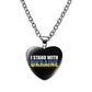 Ukrainian Pendant Heart Necklace