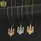 Ukrainian Symbol Trident Necklace